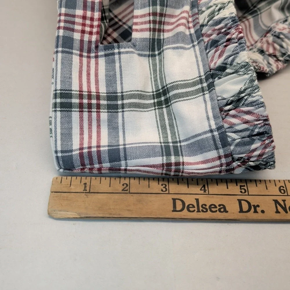 Longaberger Market Day Plaid Basket Liner & Garter Cloth Serving Tray